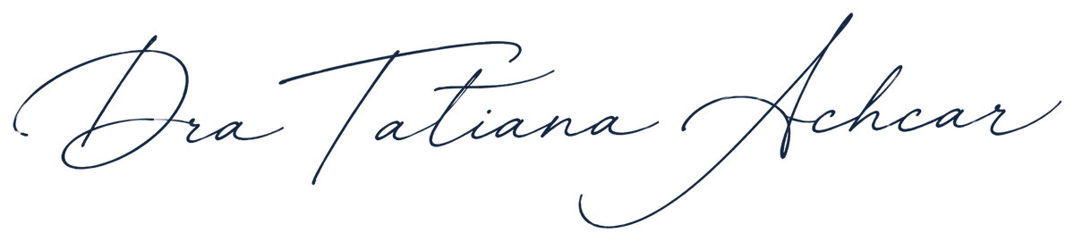 Assinatura da Dra. Tatiana Achcar